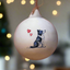 Border Collie Ceramic Round Bauble