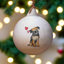 Border Terrier Ceramic Round Bauble