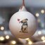 Border Terrier Ceramic Round Bauble