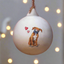 Boxer Ceramic Round Bauble