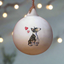 Bull Terrier Ceramic Round Bauble