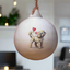 Cavapoo Blonde Ceramic Round Bauble