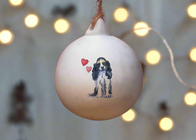 Cocker Spaniel Ceramic Round Bauble