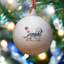 Dandie Dinmont Terrier Ceramic Round Bauble