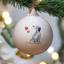 English Setter Ceramic Round Bauble