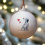 English Setter Ceramic Round Bauble