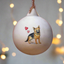 German Shepherd Ceramic Round Bauble