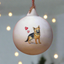 German Shepherd Ceramic Round Bauble