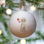 Goldendoodle Ceramic Round Bauble