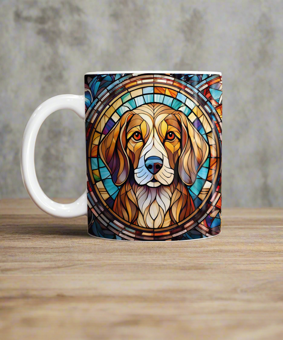 Beagle Suncatcher Artwork Ceramic Mug