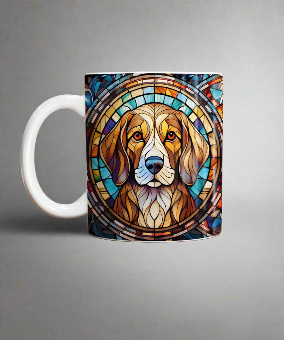 Beagle Suncatcher Artwork Ceramic Mug