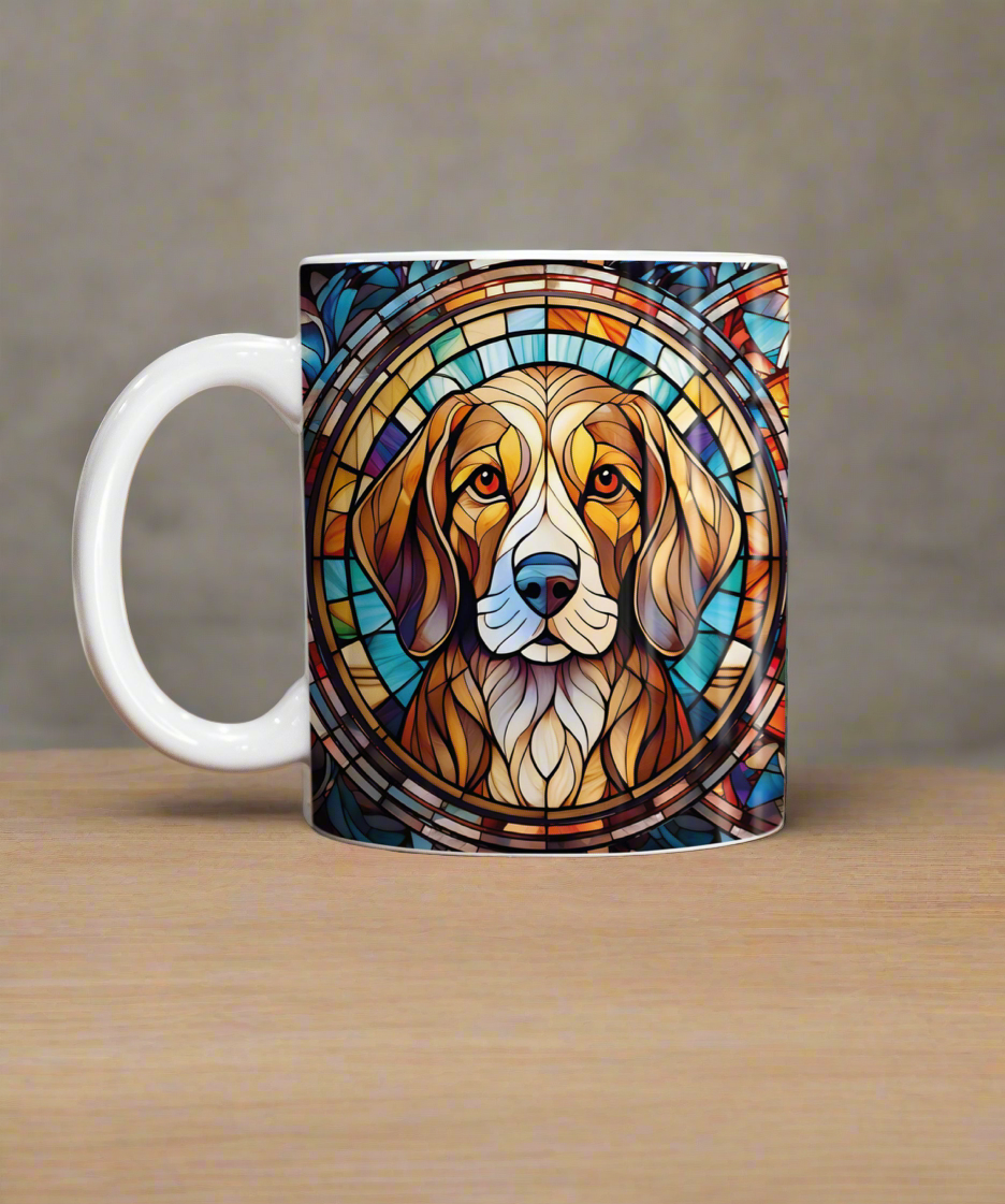 Beagle Suncatcher Artwork Ceramic Mug