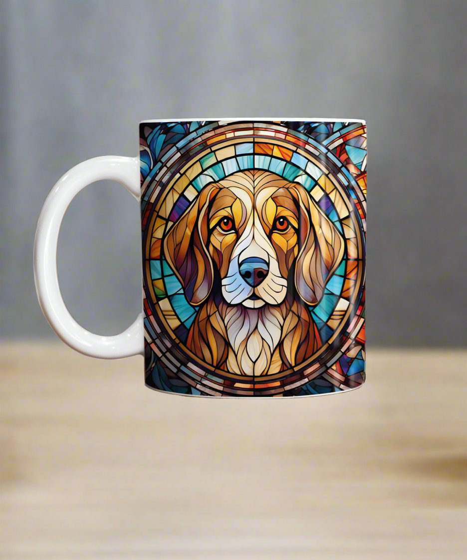 Beagle Suncatcher Artwork Ceramic Mug