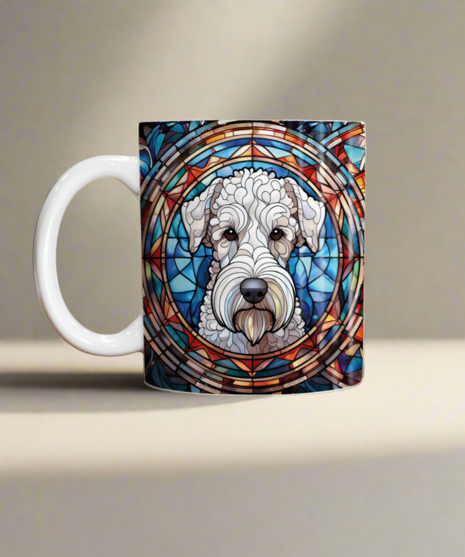 Bedlington Terrier Suncatcher Artwork Ceramic Mug