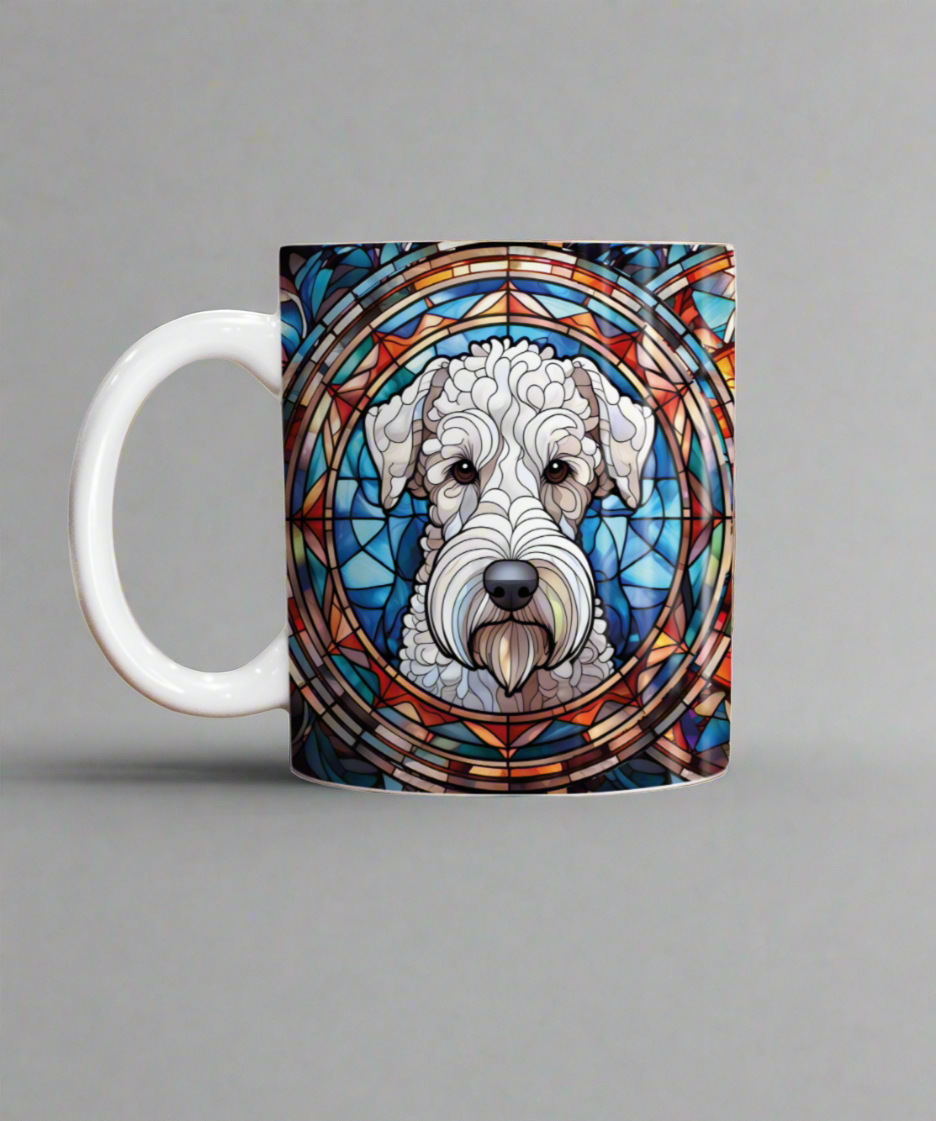 Bedlington Terrier Suncatcher Artwork Ceramic Mug