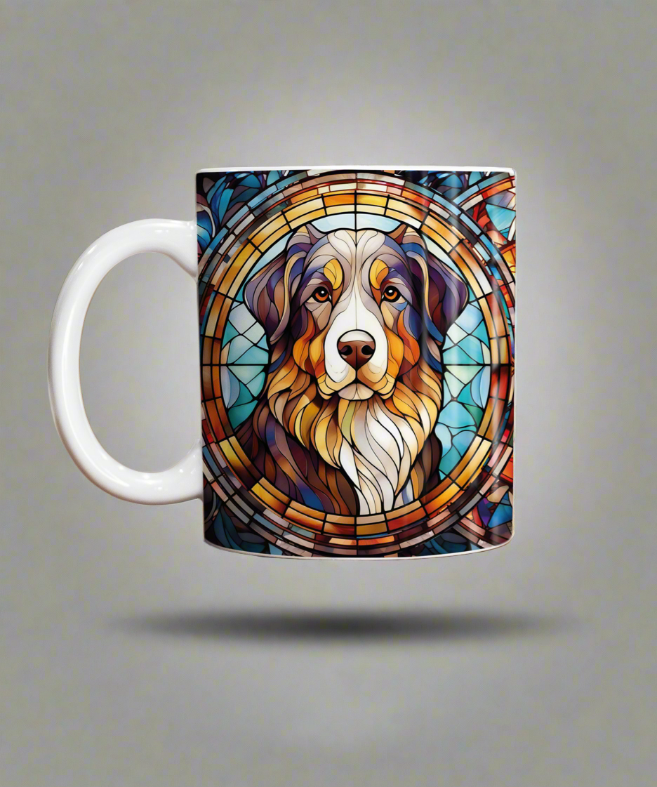 Bernese Mountain Dog Suncatcher Artwork Ceramic Mug