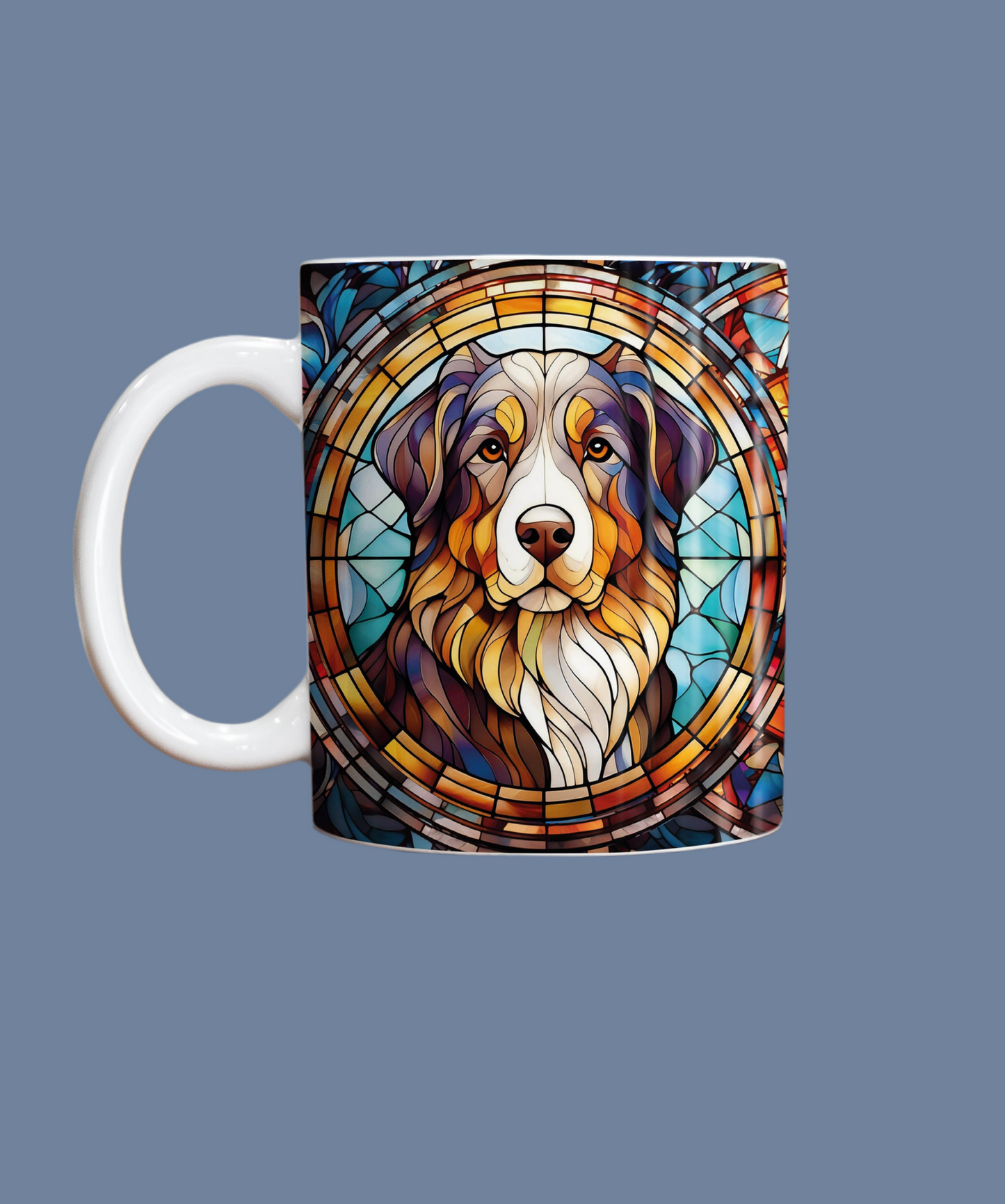 Bernese Mountain Dog Suncatcher Artwork Ceramic Mug