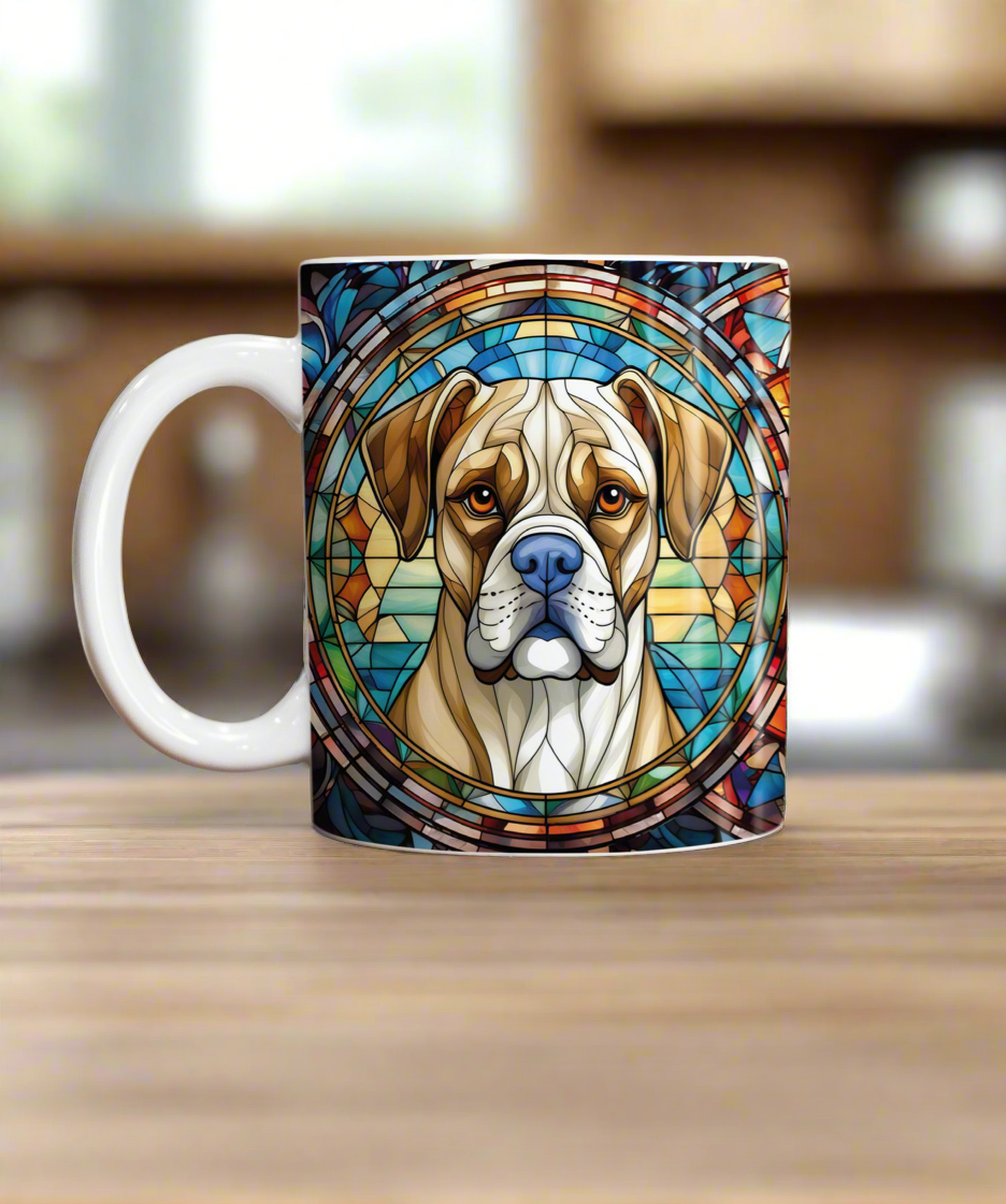 Boxer Suncatcher Artwork Ceramic Mug