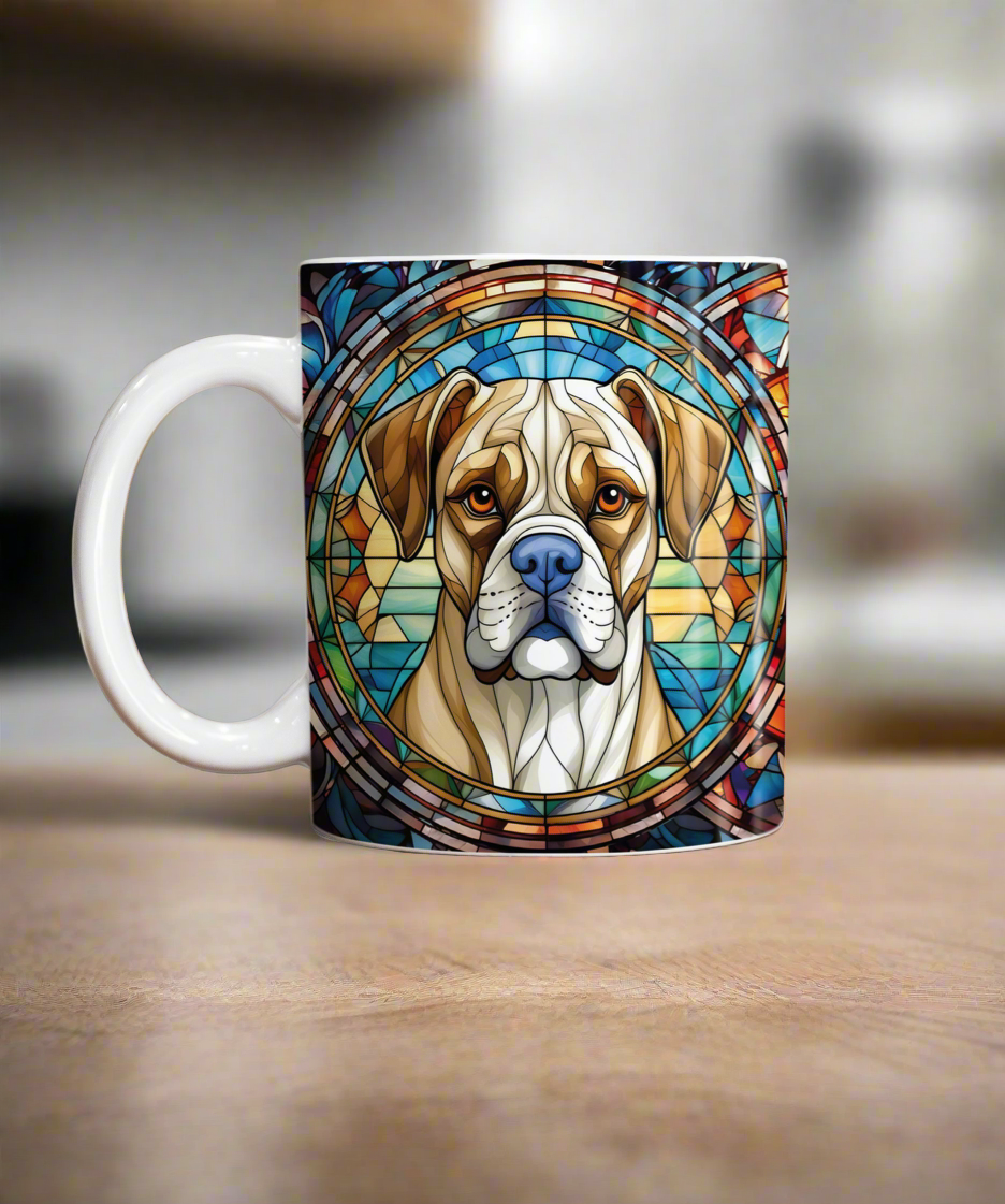 Boxer Suncatcher Artwork Ceramic Mug