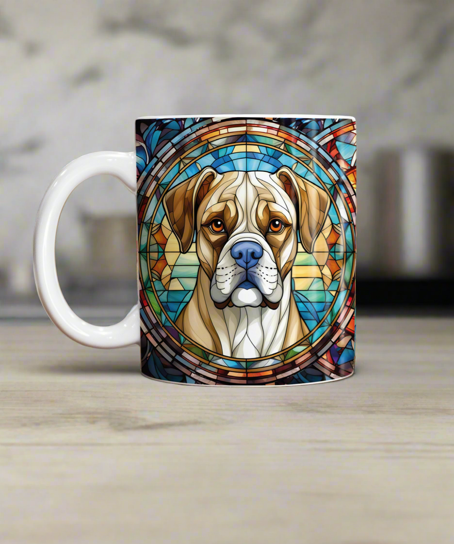 Boxer Suncatcher Artwork Ceramic Mug