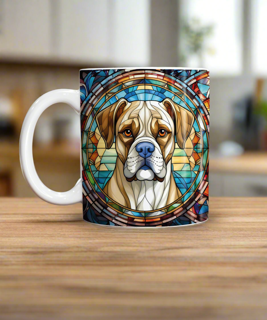 Boxer Suncatcher Artwork Ceramic Mug