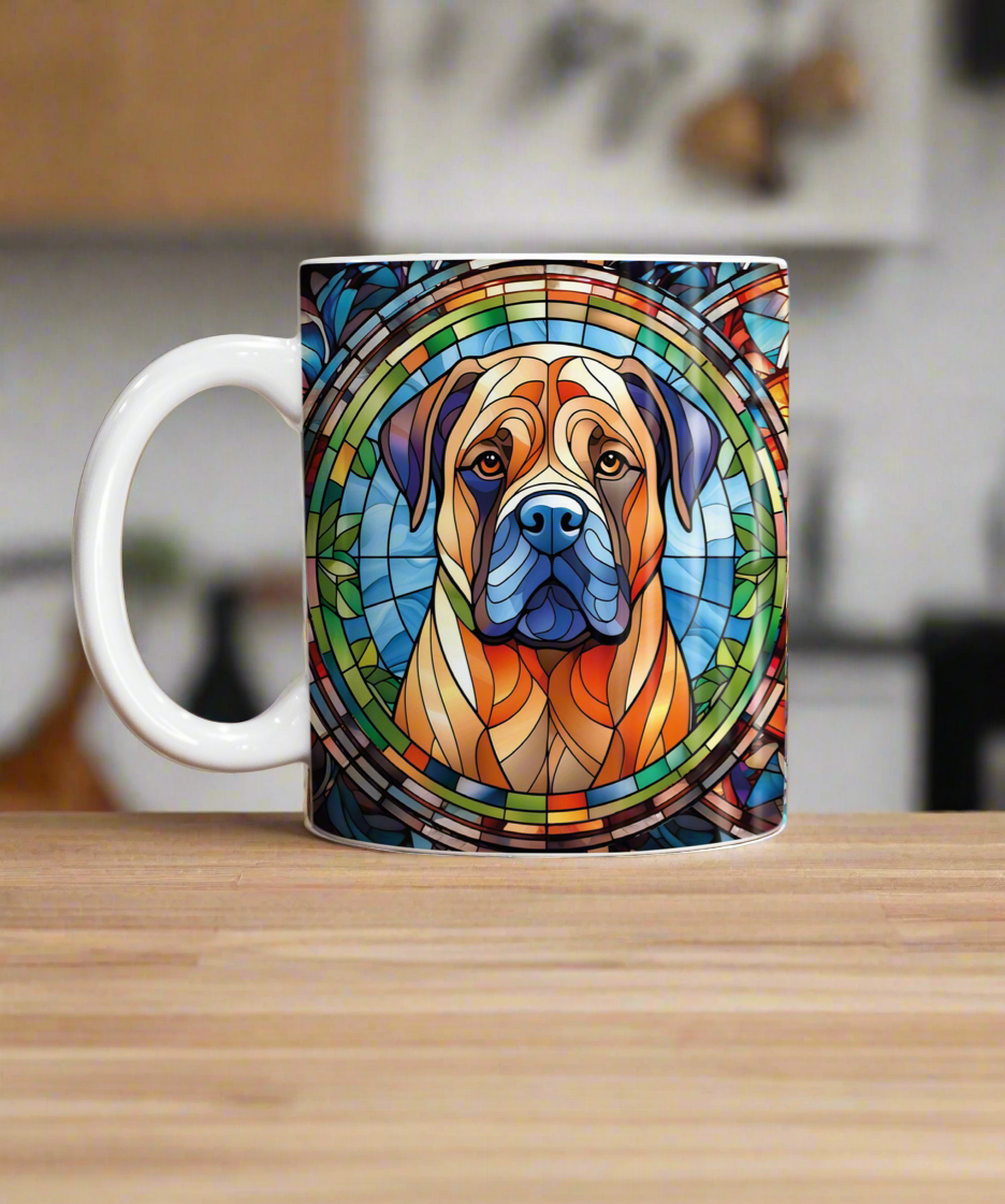 Bull Mastiff Suncatcher Artwork Ceramic Mug