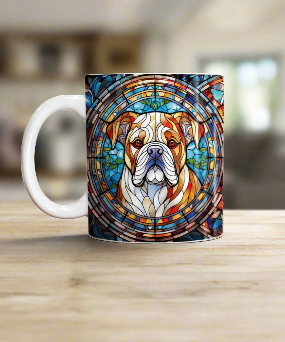 Bulldog Suncatcher Artwork Ceramic Mug