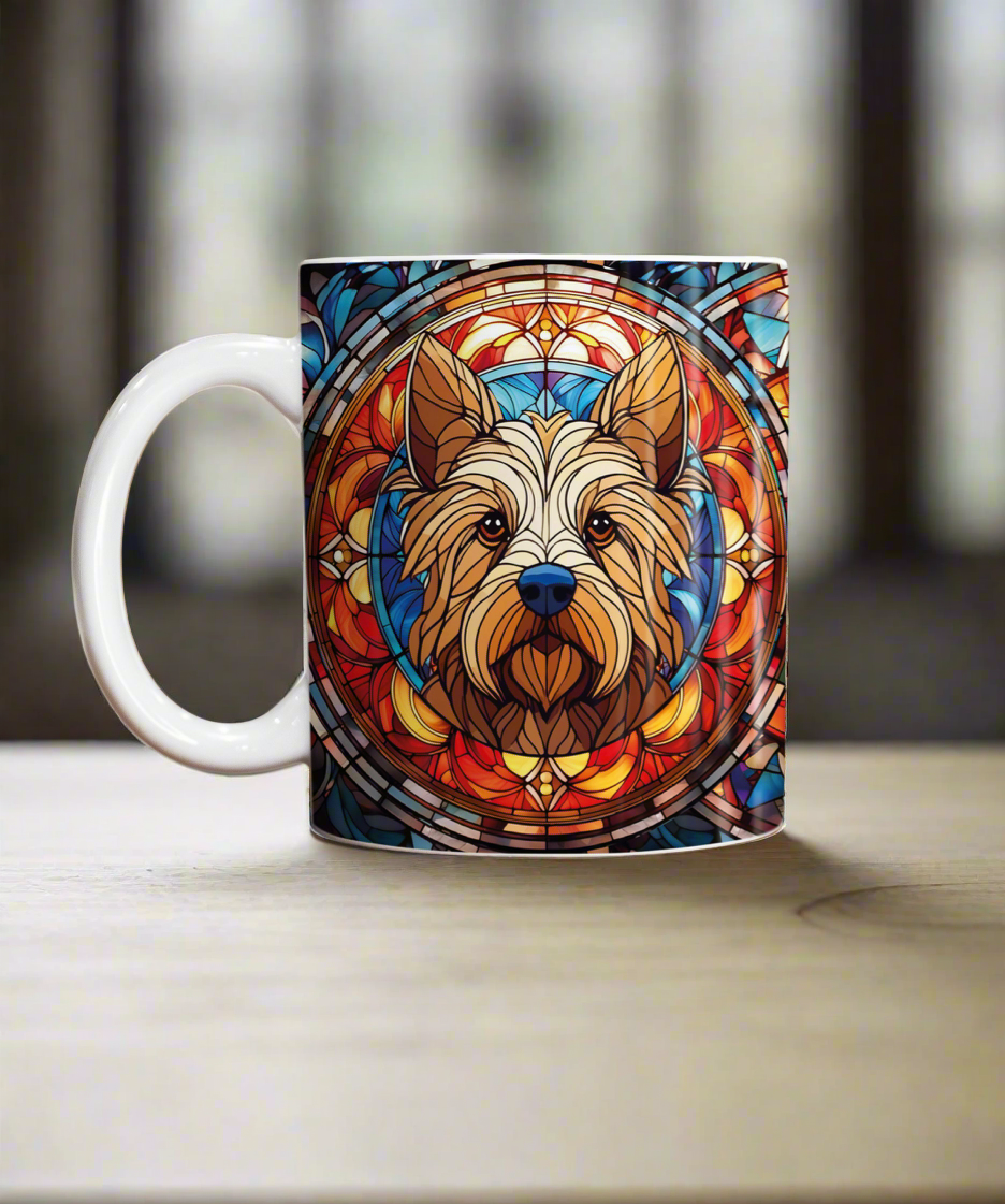 Cairn Terrier Suncatcher Artwork Ceramic Mug