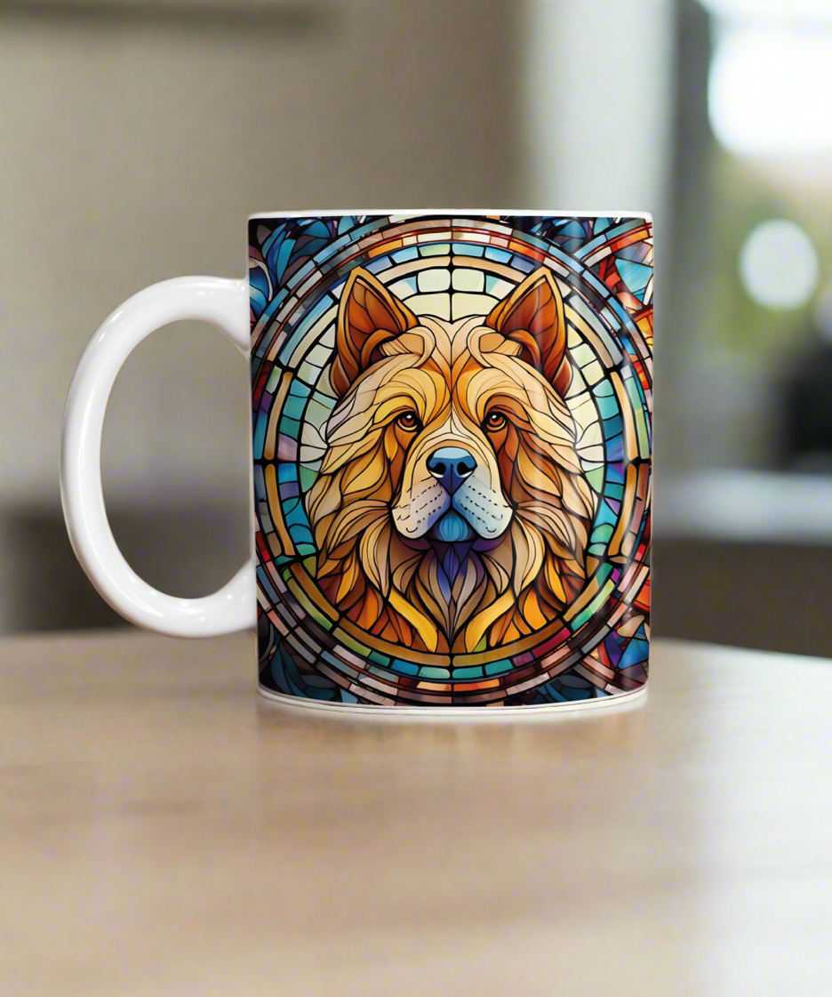 Chow Chow Suncatcher Artwork Ceramic Mug