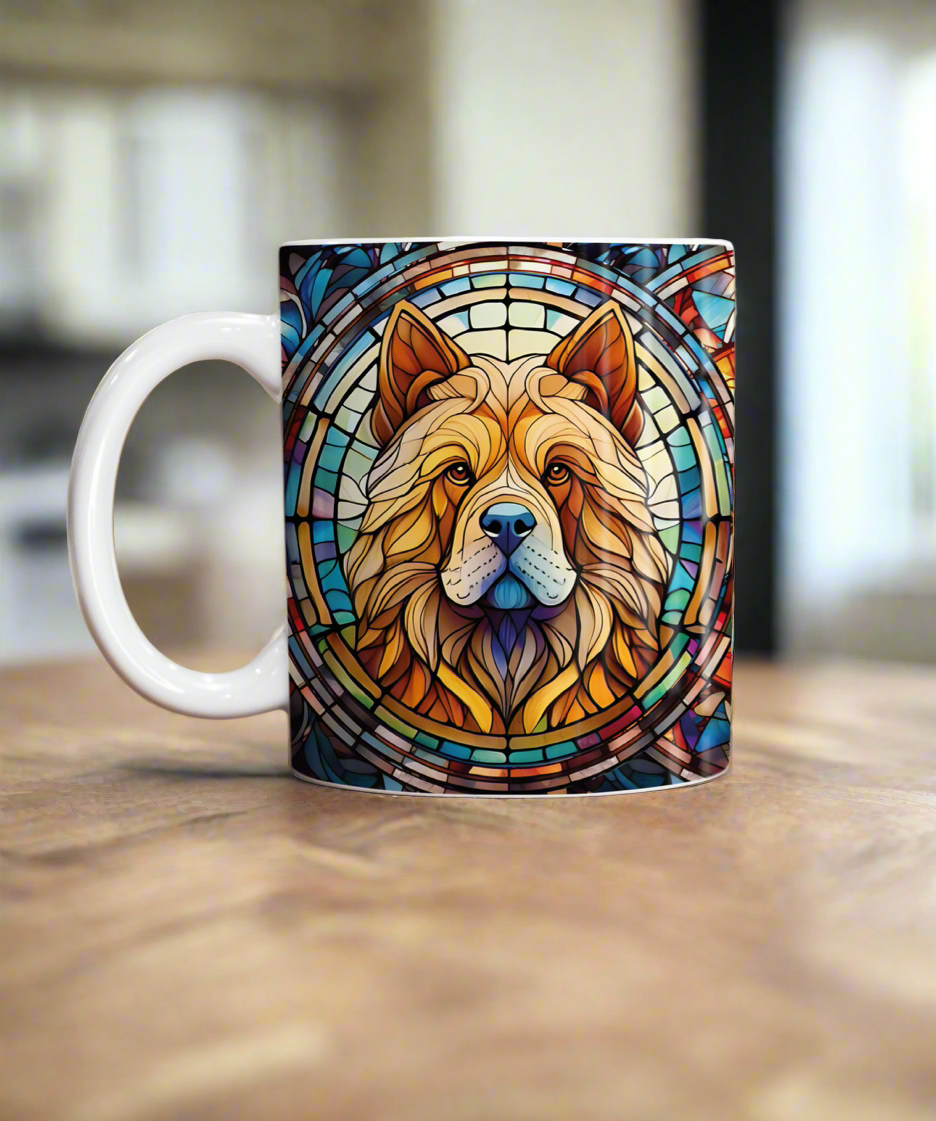 Chow Chow Suncatcher Artwork Ceramic Mug