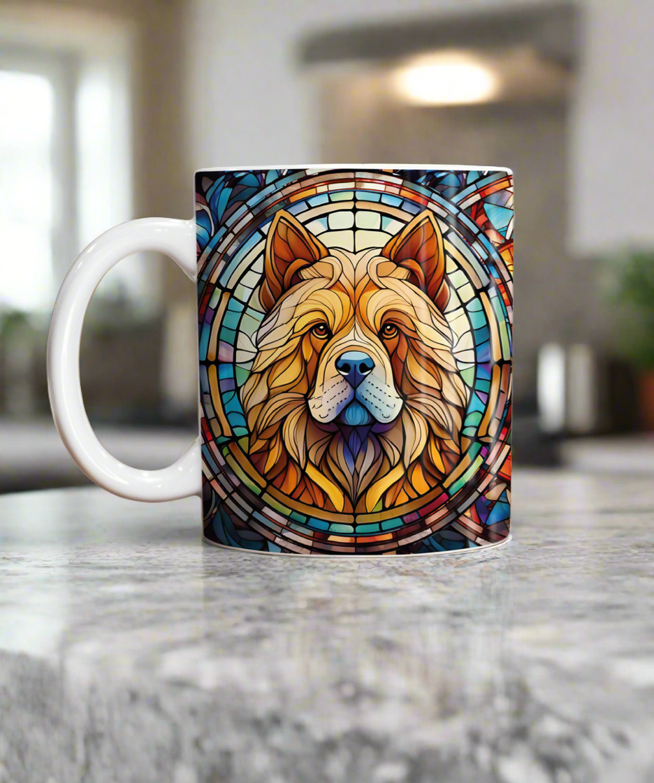 Chow Chow Suncatcher Artwork Ceramic Mug