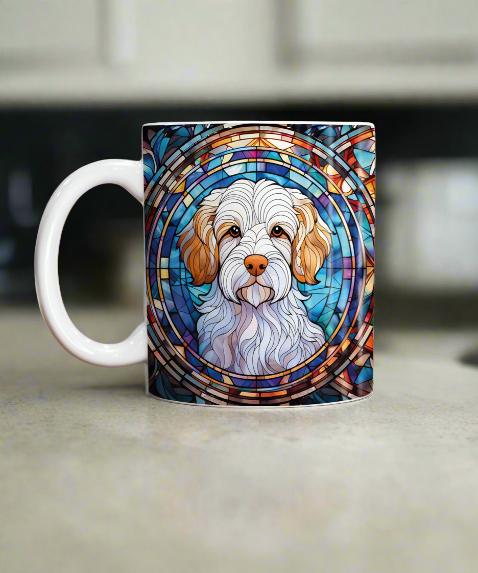 Clumber Spaniel Suncatcher Artwork Ceramic Mug