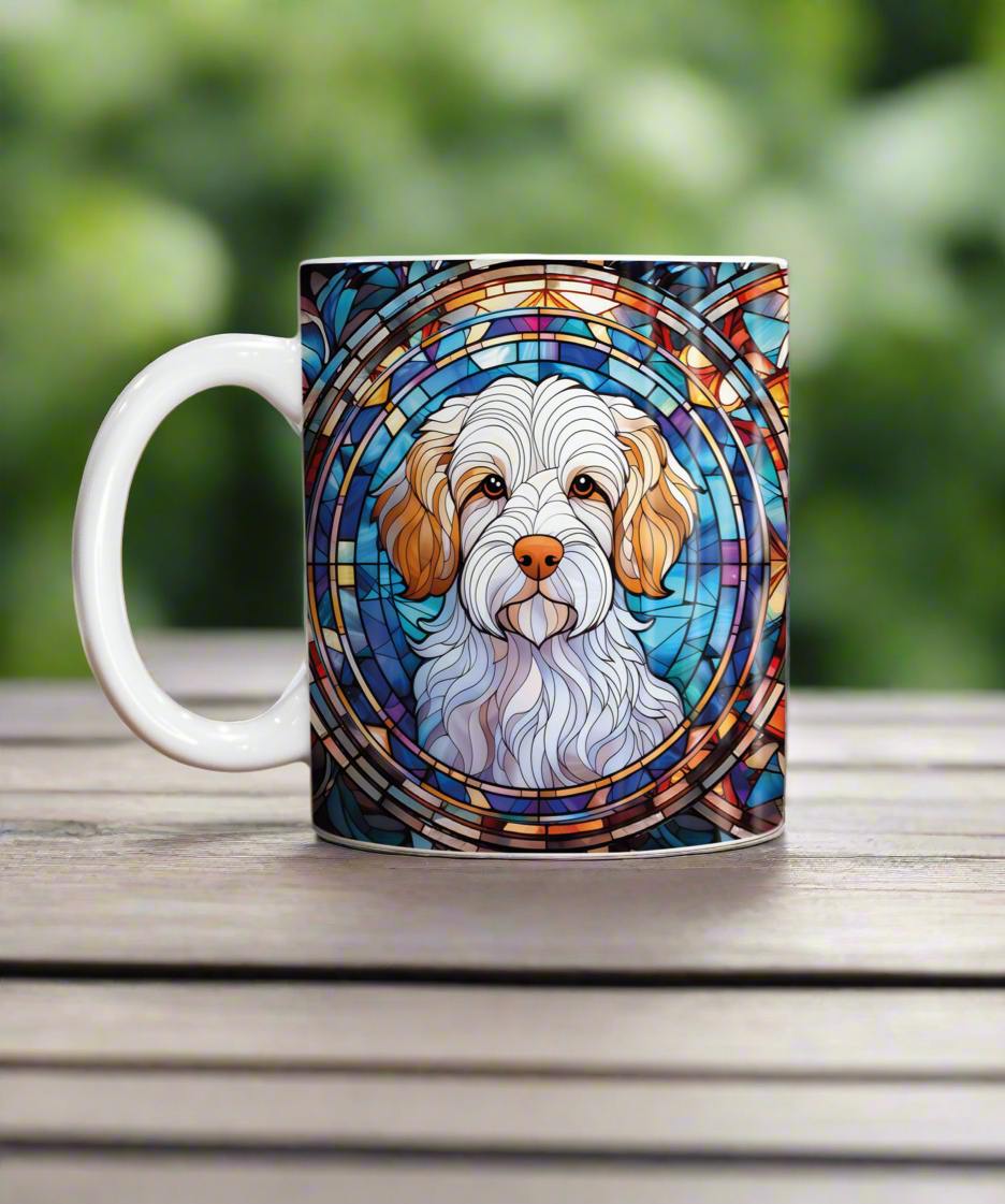 Clumber Spaniel Suncatcher Artwork Ceramic Mug