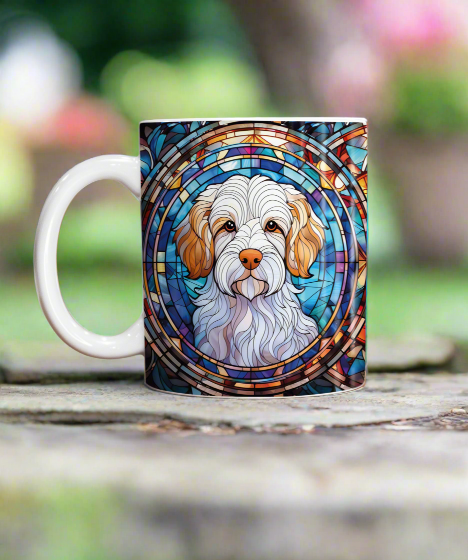 Clumber Spaniel Suncatcher Artwork Ceramic Mug