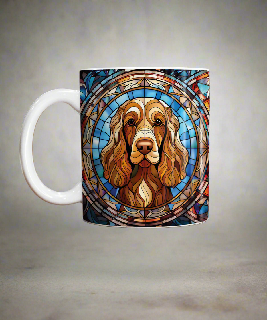 Cocker (Working) Chocolate Suncatcher Artwork Ceramic Mug