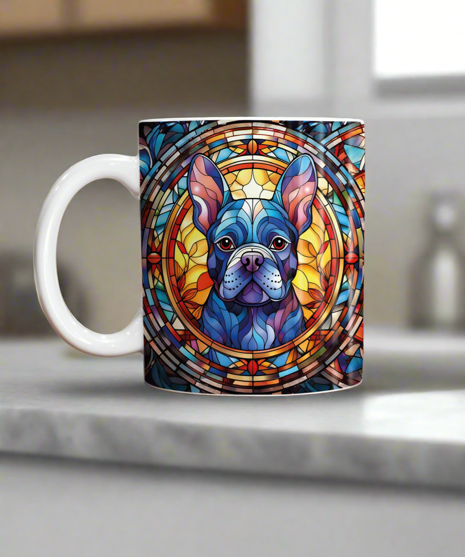 French Bulldog Suncatcher Artwork Ceramic Mug