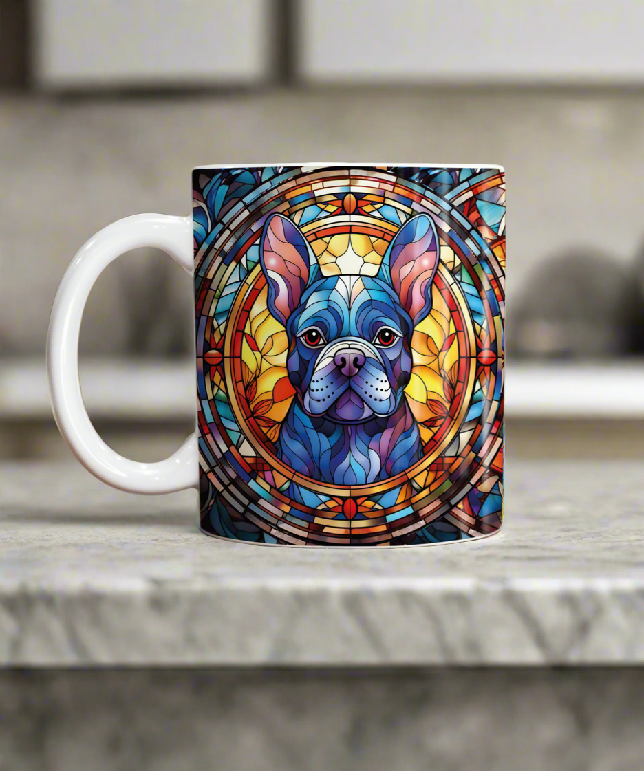 French Bulldog Suncatcher Artwork Ceramic Mug