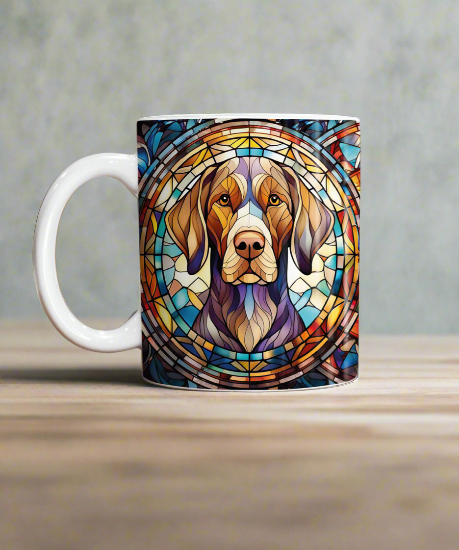 German Shorthaired Pointer Suncatcher Artwork Ceramic Mug