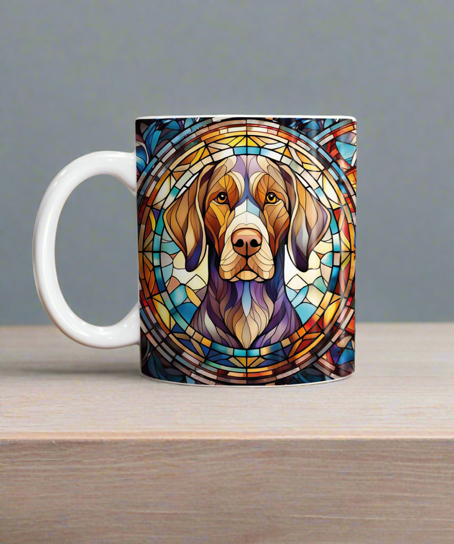 German Shorthaired Pointer Suncatcher Artwork Ceramic Mug