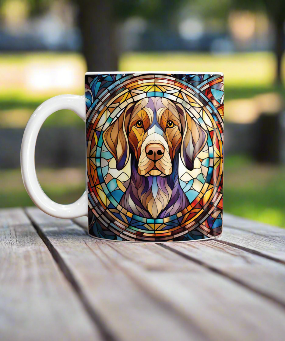 German Shorthaired Pointer Suncatcher Artwork Ceramic Mug