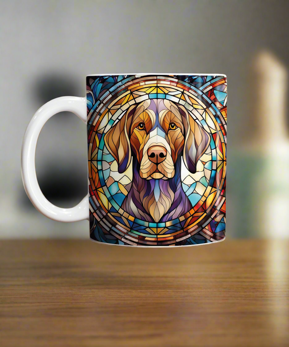 German Shorthaired Pointer Suncatcher Artwork Ceramic Mug