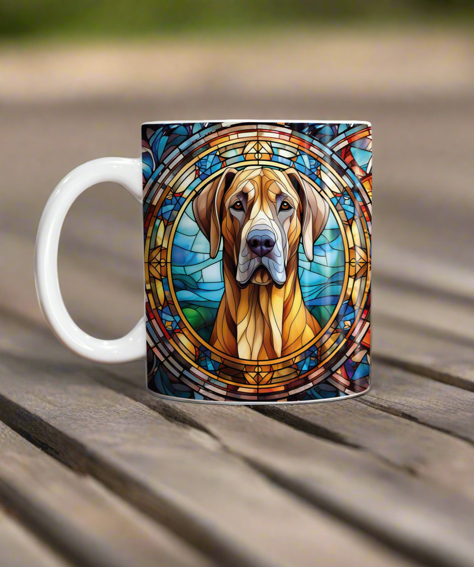 Great Dane Suncatcher Artwork Ceramic Mug