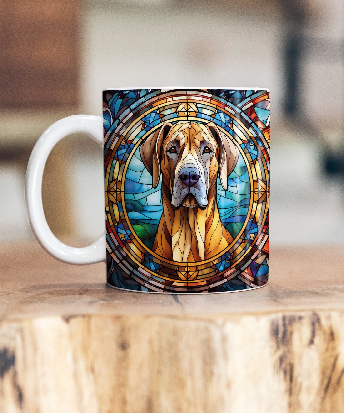 Great Dane Suncatcher Artwork Ceramic Mug