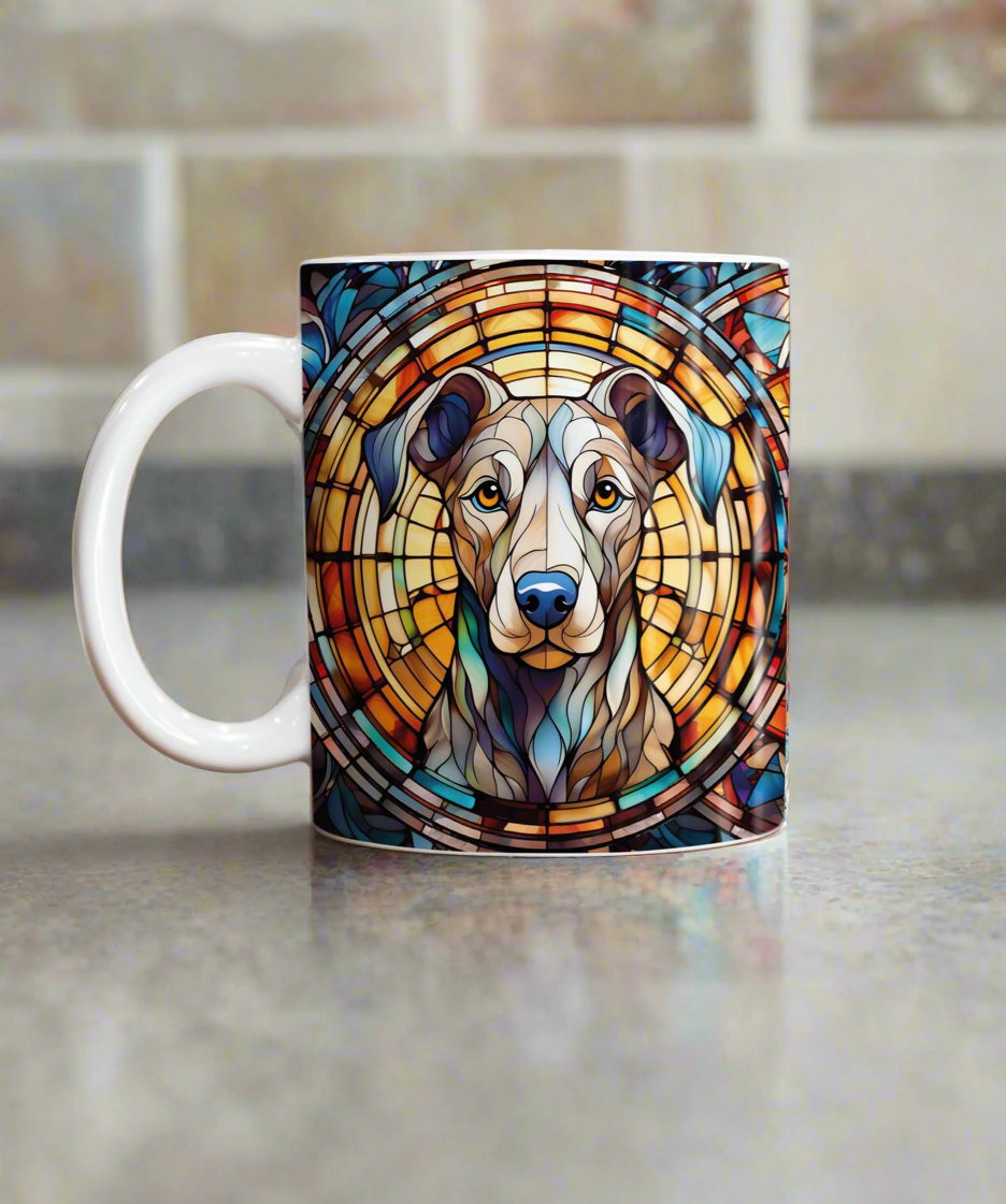 Greyhound Grey Suncatcher Artwork Ceramic Mug