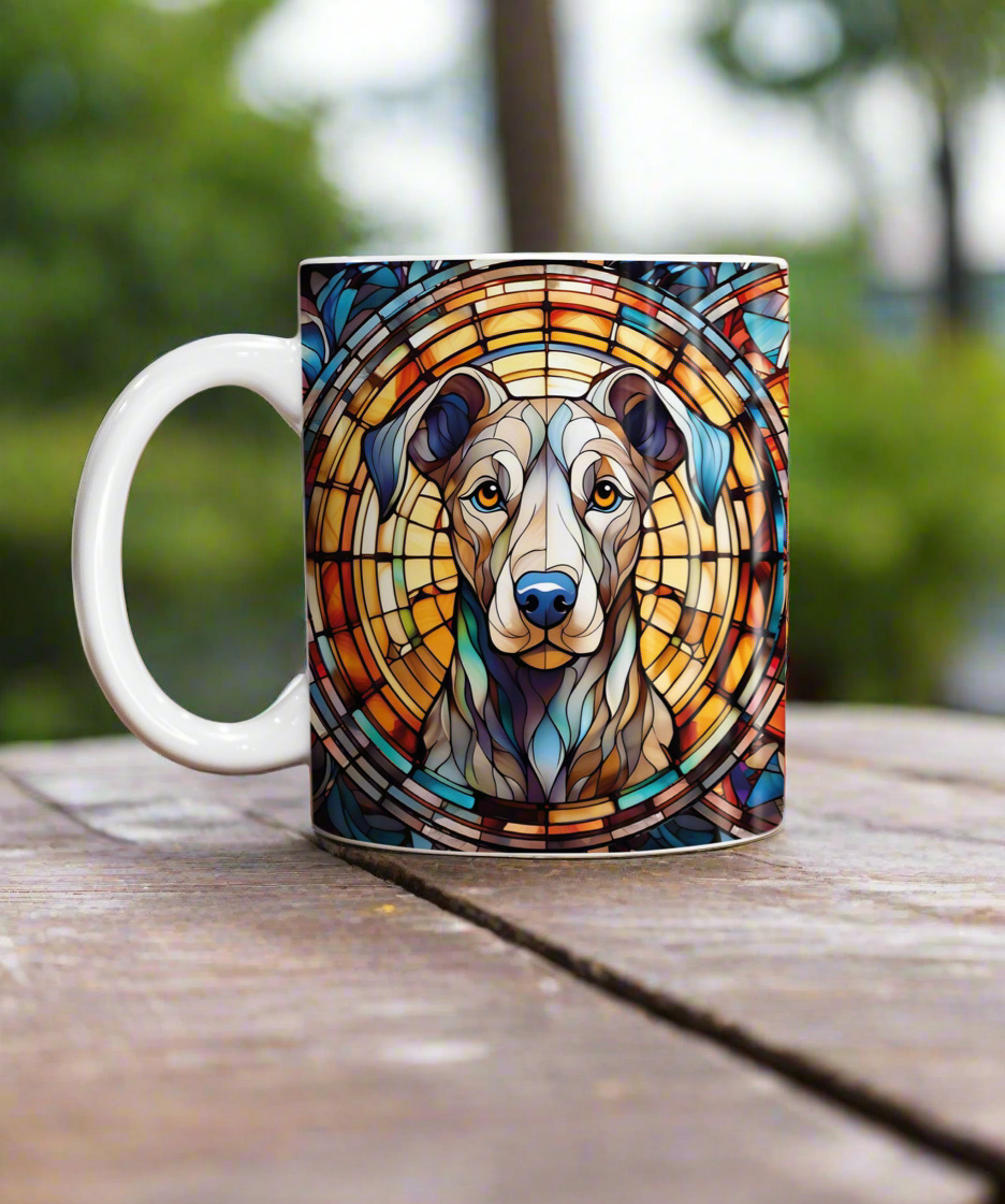 Greyhound Grey Suncatcher Artwork Ceramic Mug