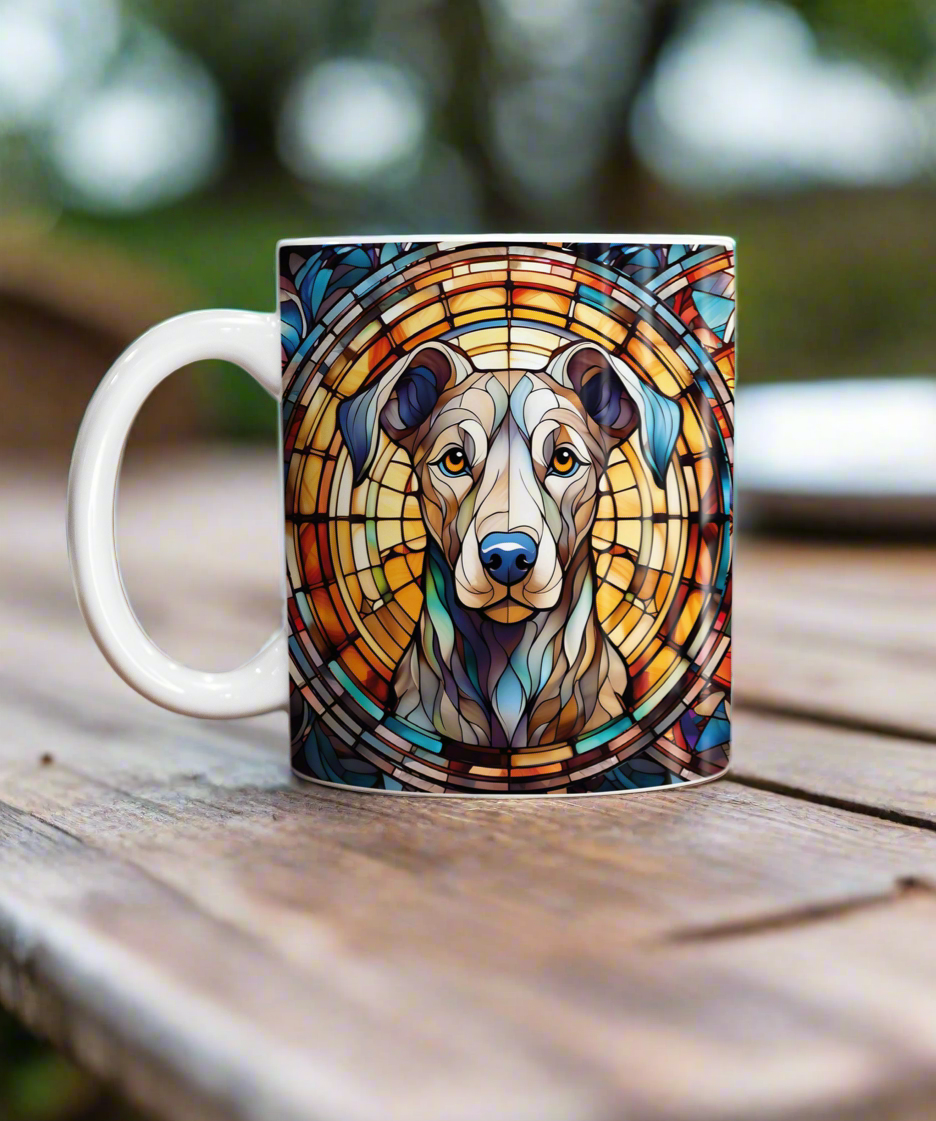 Greyhound Grey Suncatcher Artwork Ceramic Mug