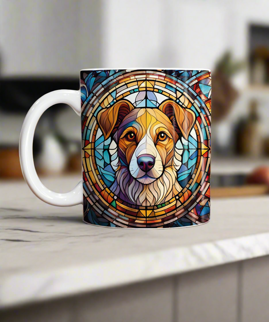 Jack Russell Suncatcher Artwork Ceramic Mug