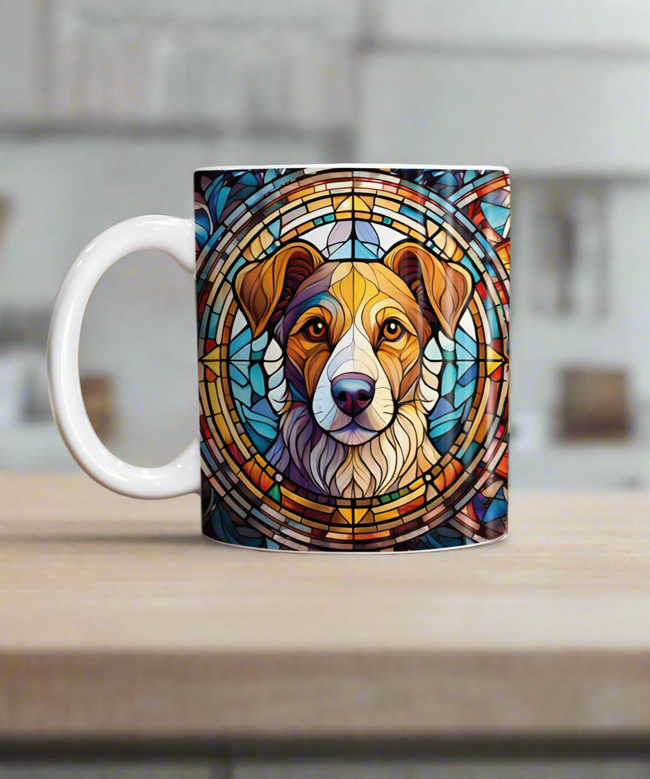 Jack Russell Suncatcher Artwork Ceramic Mug