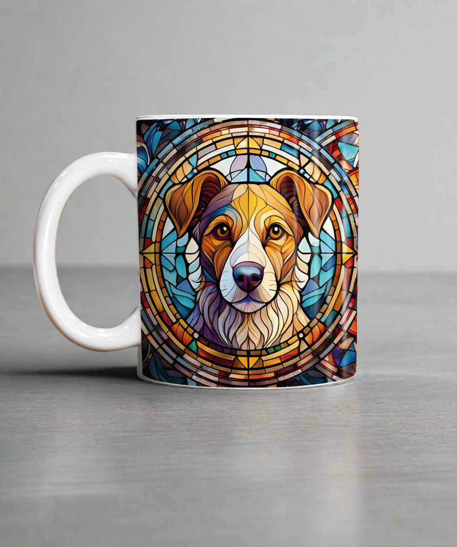 Jack Russell Suncatcher Artwork Ceramic Mug