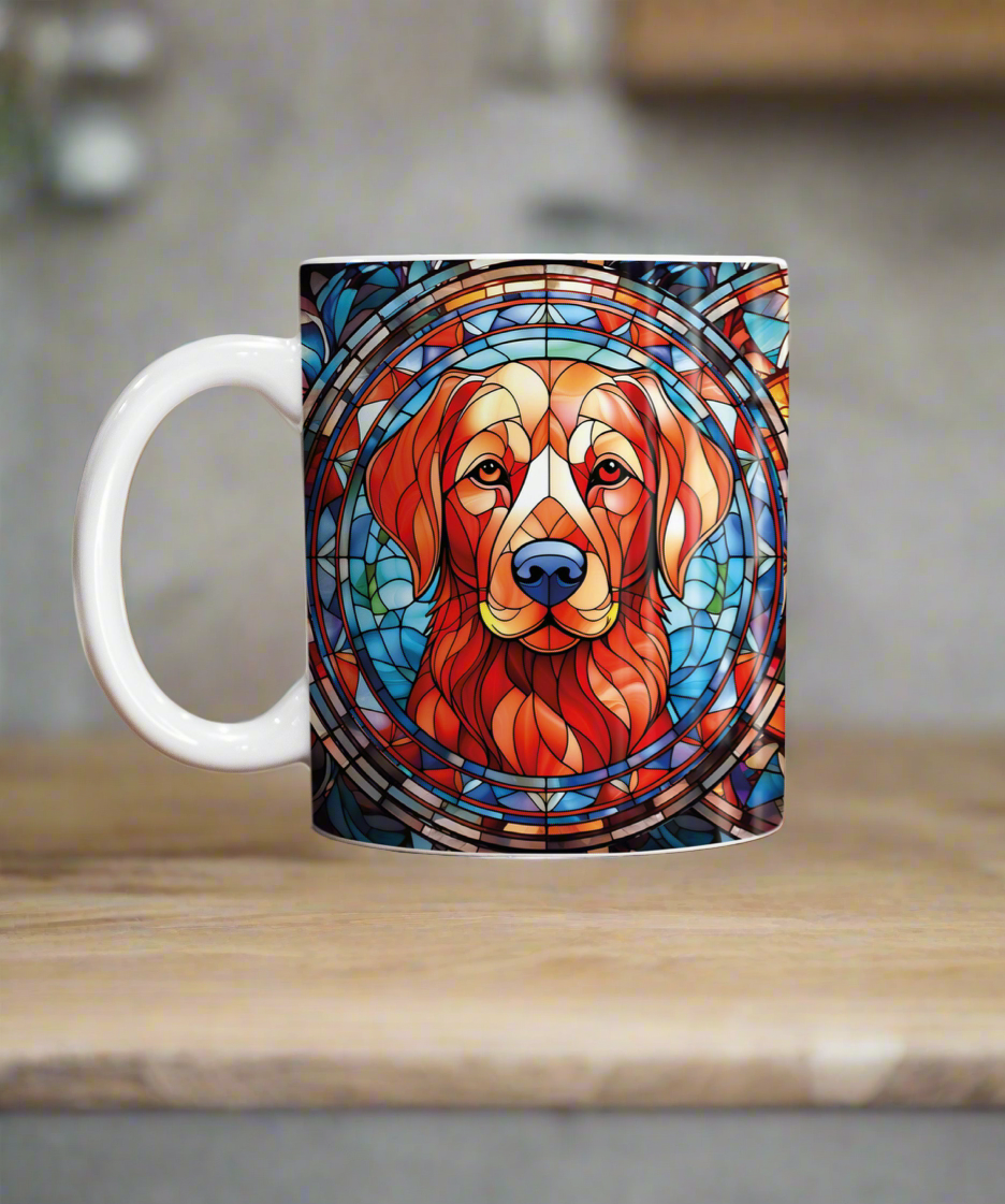 Labrador Fox Red Suncatcher Artwork Ceramic Mug